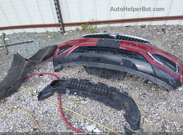 5GAEVBKW8MJ218418 2021 BUICK ENCLAVE Burgundy Instrument cluster view
