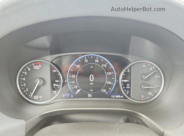5GAEVBKW8NJ133113 2022 BUICK ENCLAVE White ხელსაწყოთა პანელის ხედი