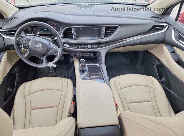 5GAEVBKW9KJ304317 2019 BUICK ENCLAVE Red წინა პანელის ხედი