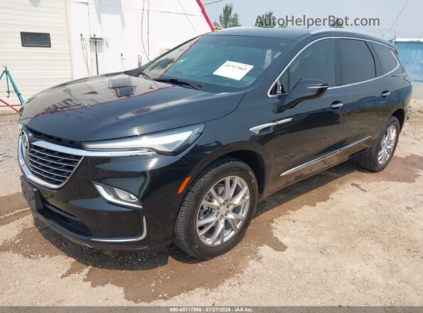 5GAEVBKW9NJ113551 2022 BUICK ENCLAVE Черный Передняя левая четверть