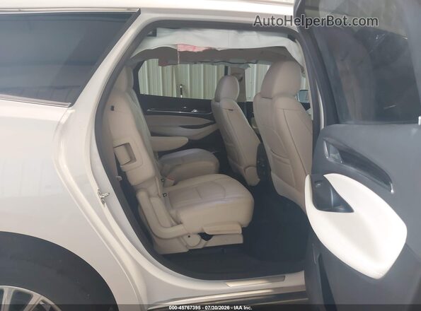 5GAEVBKW9NJ182997 2022 BUICK ENCLAVE White Widok naklejki z numerem VIN