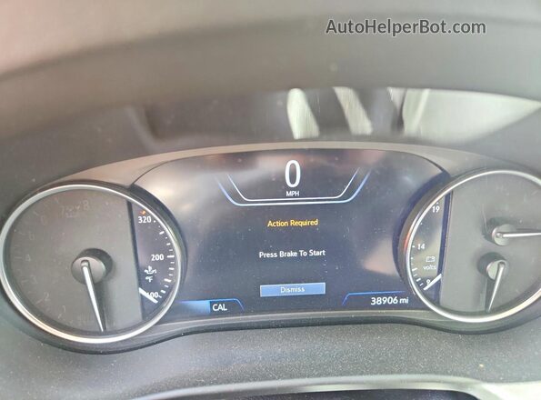 5GAEVBKWXPJ128725 2023 BUICK ENCLAVE Blue ხელსაწყოთა პანელის ხედი