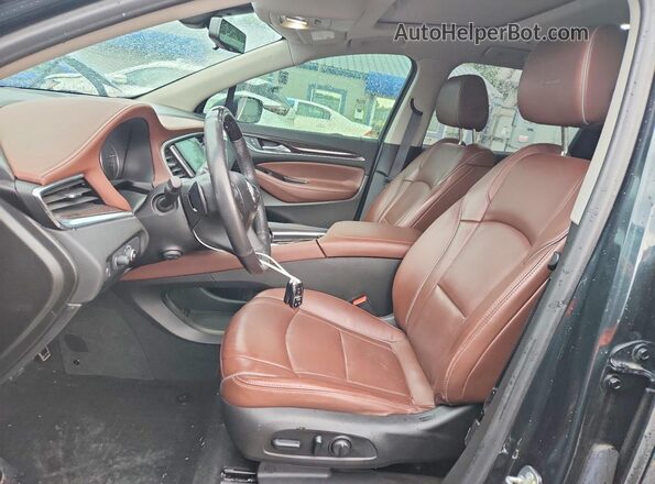 5GAEVCKW1JJ239760 2018 BUICK ENCLAVE Charcoal Front interior view