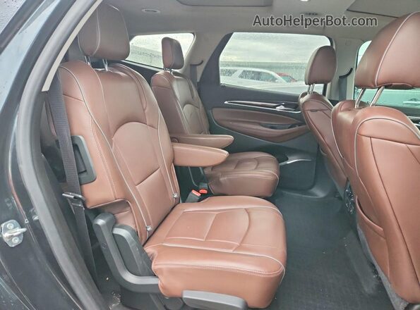5GAEVCKW1JJ239760 2018 BUICK ENCLAVE Charcoal Rear interior view