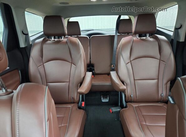 5GAEVCKW1JJ239760 2018 BUICK ENCLAVE Charcoal Rear seats view