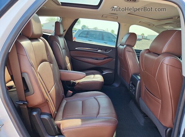 5GAEVCKW1JJ256218 2018 BUICK ENCLAVE White Rear interior view