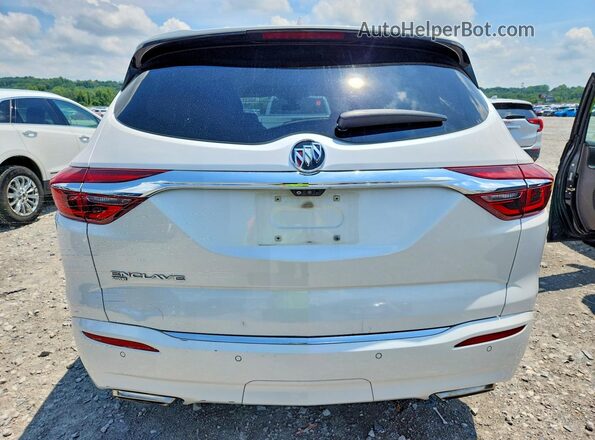 5GAEVCKW1LJ233962 2020 BUICK ENCLAVE White Вид ззаду