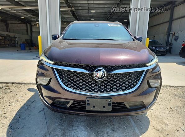 5GAEVCKW1NJ165049 2022 BUICK ENCLAVE Бордовый Вид спереди