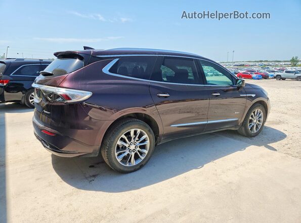 5GAEVCKW1NJ165049 2022 BUICK ENCLAVE Бордовый Задняя правая четверть