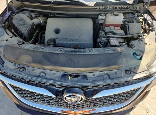 5GAEVCKW1NJ165049 2022 BUICK ENCLAVE Бордовый Вид задней части салона