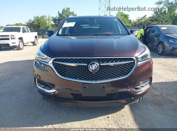 5GAEVCKW2MJ128865 2021 BUICK ENCLAVE Burgundy ხელსაწყოთა პანელის ხედი