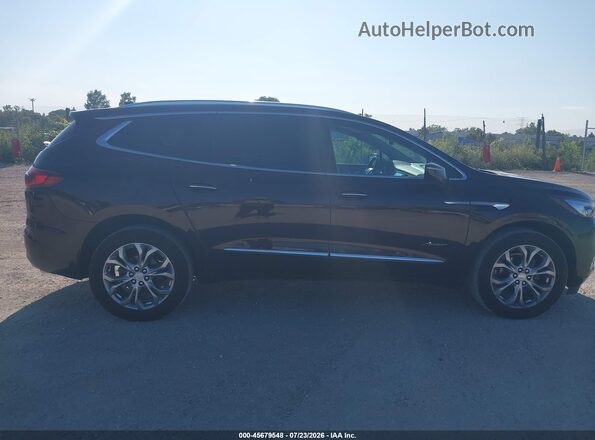 5GAEVCKW2MJ128865 2021 BUICK ENCLAVE Burgundy უკანა სალონის ხედი