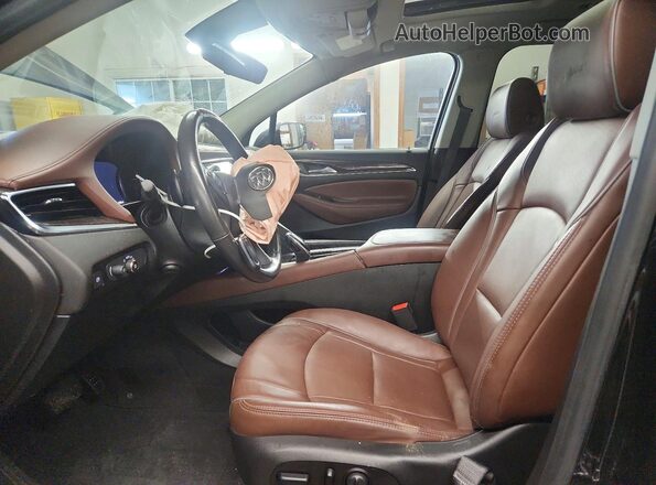 5GAEVCKW5KJ171710 2019 BUICK ENCLAVE Black Вид салону спереду