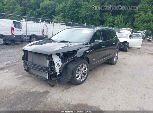 5GAEVCKW5MJ165179 2021 BUICK ENCLAVE Черный Передняя левая четверть