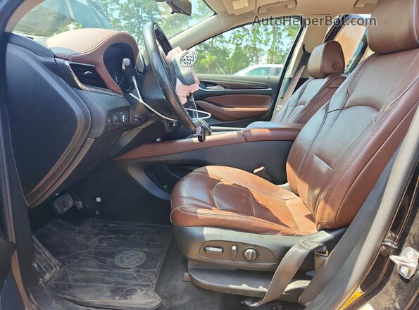 5GAEVCKW6JJ229645 2018 BUICK ENCLAVE Черный Вид салона спереди