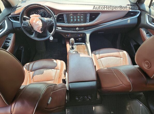 5GAEVCKW6JJ229645 2018 BUICK ENCLAVE Черный Вид панели приборов