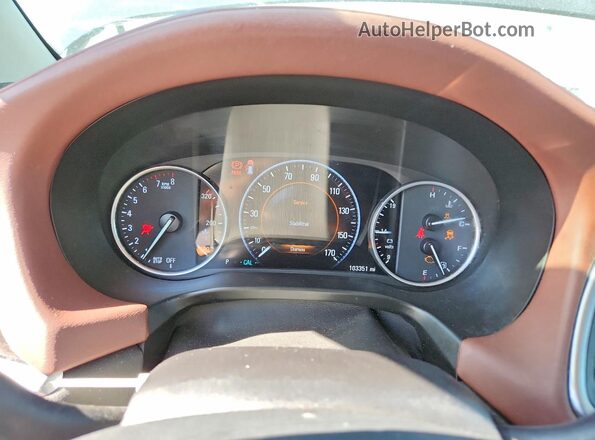 5GAEVCKW7JJ145608 2018 BUICK ENCLAVE Угольный Вид щитка приборов
