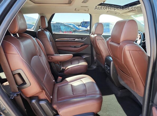 5GAEVCKW7JJ145608 2018 BUICK ENCLAVE Угольный Вид задней части салона