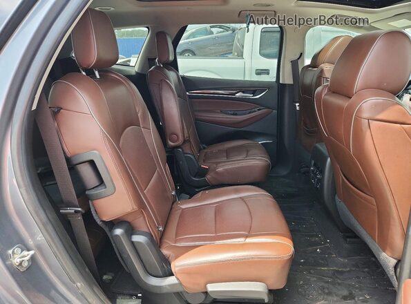 5GAEVCKW7JJ181010 2018 BUICK ENCLAVE Gray Հետևի նստատեղերի տեսք