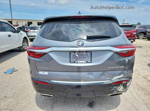 5GAEVCKW7JJ181010 2018 BUICK ENCLAVE Gray Հետևի տեսք