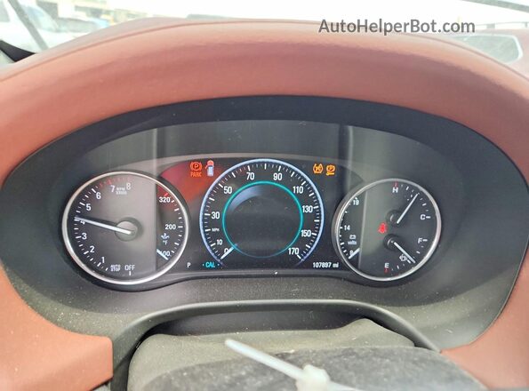 5GAEVCKW7JJ181010 2018 BUICK ENCLAVE Gray Սարքավորումների վահանակի տեսք
