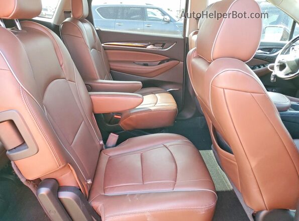 5GAEVCKW8JJ185583 2018 BUICK ENCLAVE Black Widok wnętrza z tyłu
