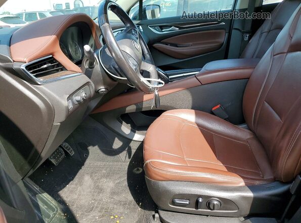 5GAEVCKW8JJ185583 2018 BUICK ENCLAVE Black Widok wnętrza z przodu