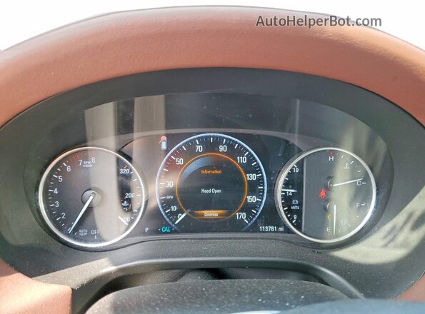 5GAEVCKW8JJ185583 2018 BUICK ENCLAVE Black Widok zestawu wskaźników