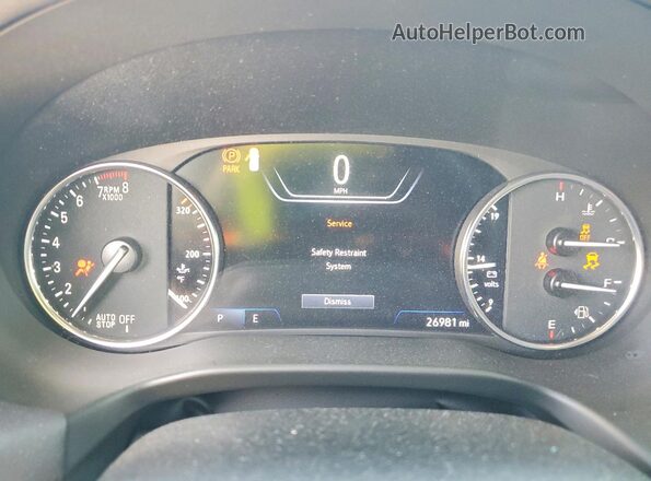 5GAEVCKW9PJ136126 2023 BUICK ENCLAVE Black Instrument cluster view