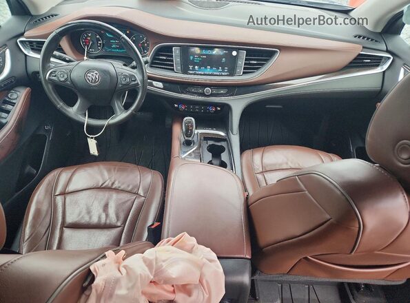 5GAEVCKWXJJ239062 2018 BUICK ENCLAVE Серый Вид салона спереди