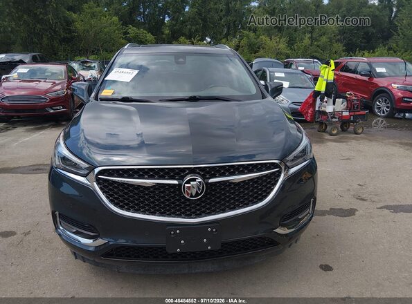 5GAEVCKWXJJ264298 2018 BUICK ENCLAVE Gray Вид щитка приладів