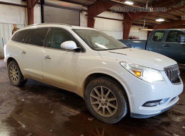 5GAKRAKD3GJ256336 2016 BUICK ENCLAVE White Delantero derecho