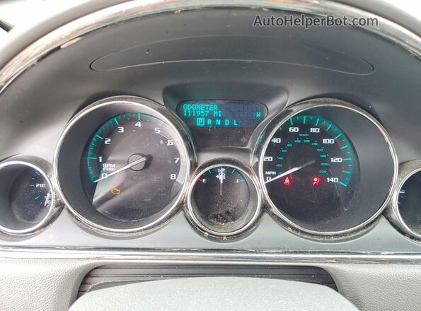 5GAKRAKD5HJ240477 2017 BUICK ENCLAVE Black Instrument cluster view