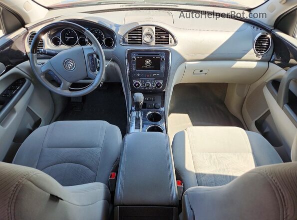 5GAKRAKD9HJ316735 2017 BUICK ENCLAVE Red Vista del salpicadero