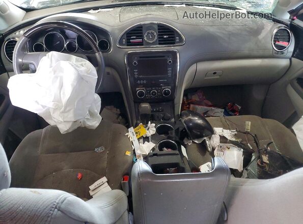 5GAKRAKDXGJ287910 2016 BUICK ENCLAVE Black Вид панелі приладів