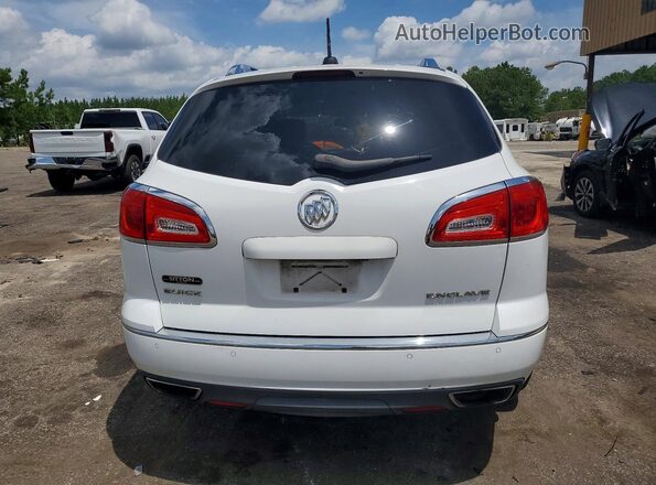 5GAKRBKD0GJ127590 2016 BUICK ENCLAVE White უკანა ხედი