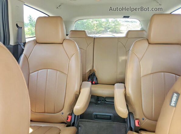 5GAKRBKD0GJ127590 2016 BUICK ENCLAVE White უკანა სავარძლების ხედი
