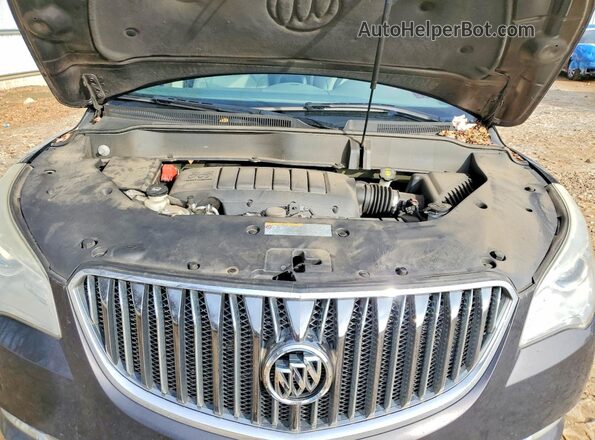 5GAKRBKD0GJ253447 2016 BUICK ENCLAVE Gray Вид підкапотного простору
