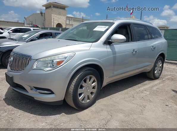 5GAKRBKD1GJ347322 2016 BUICK ENCLAVE Silver Передня ліва чверть