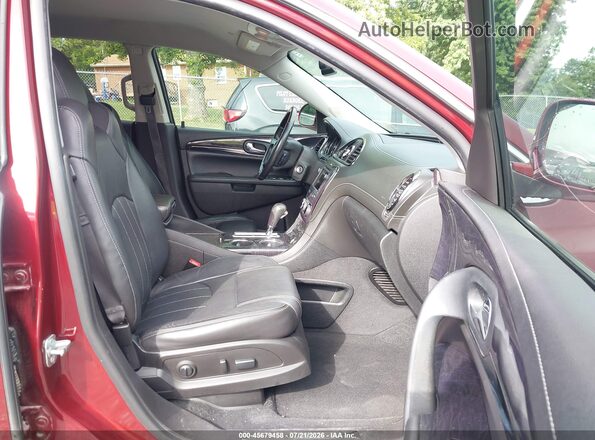 5GAKRBKD1HJ119094 2017 BUICK ENCLAVE Красный Вид салона спереди