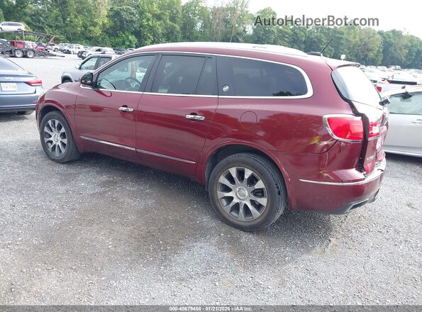 5GAKRBKD1HJ119094 2017 BUICK ENCLAVE Красный Задняя левая четверть