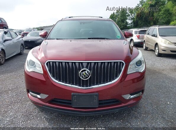 5GAKRBKD1HJ119094 2017 BUICK ENCLAVE Красный Вид задней части салона