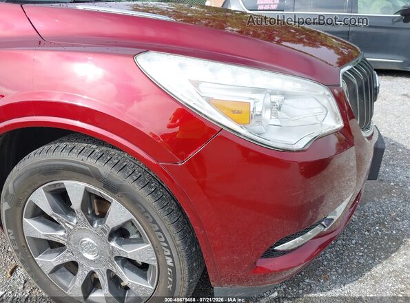 5GAKRBKD1HJ119094 2017 BUICK ENCLAVE Красный Вид щитка приборов