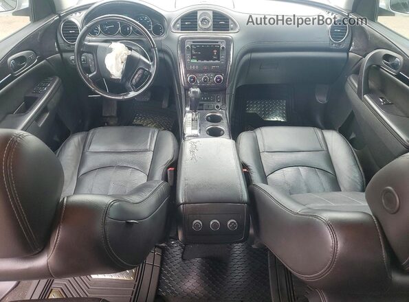 5GAKRBKD1HJ157117 2017 BUICK ENCLAVE White Widok deski rozdzielczej