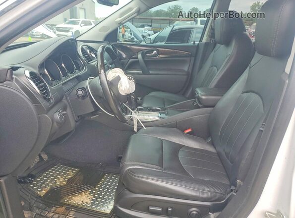 5GAKRBKD1HJ157117 2017 BUICK ENCLAVE White Widok wnętrza z przodu