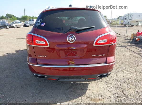 5GAKRBKD1HJ263924 2017 BUICK ENCLAVE Red 