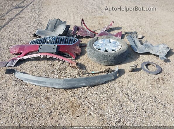5GAKRBKD1HJ263924 2017 BUICK ENCLAVE Red Սարքավորումների վահանակի տեսք