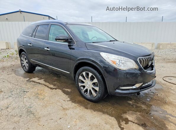 5GAKRBKD2HJ125566 2017 BUICK ENCLAVE Черный Передняя правая четверть