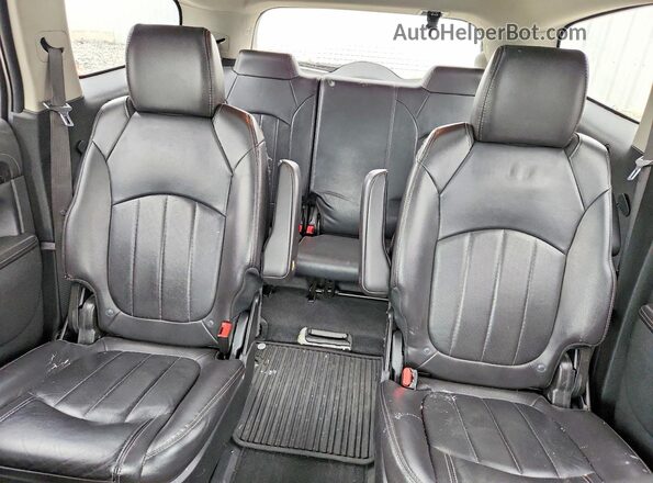 5GAKRBKD2HJ125566 2017 BUICK ENCLAVE Черный Вид задних сидений