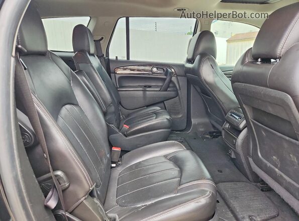 5GAKRBKD2HJ125566 2017 BUICK ENCLAVE Черный Вид задней части салона